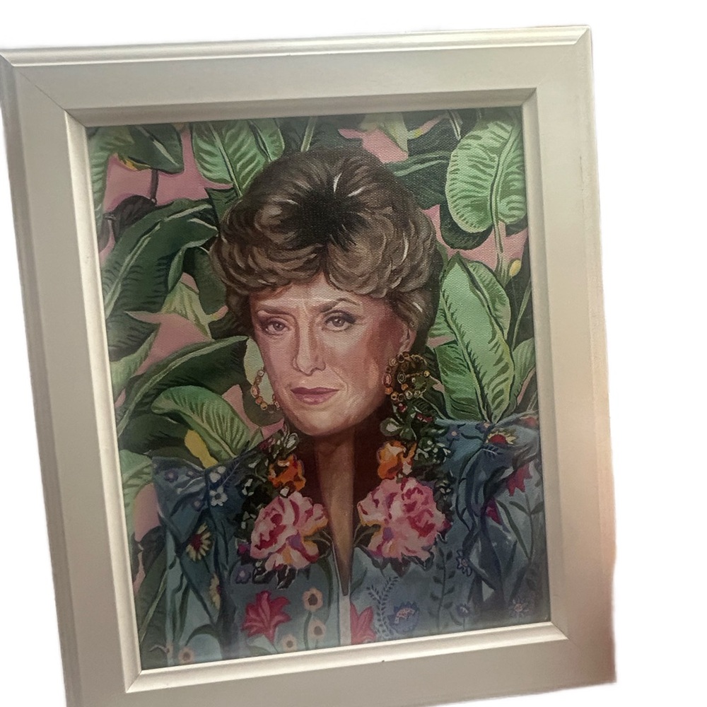 Golden Girl framed  Art work